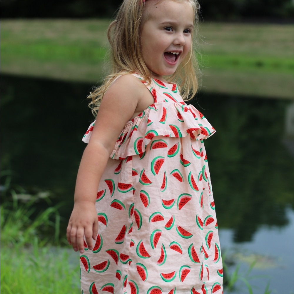 Janie and jack watermelon dress